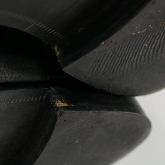 Splendid Womens Oakville Riding Boot Size 8 Tall Black Leather Pull On Elastic - Picture 9 of 12